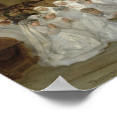 Erste Kommunion, 1867 Poster (Ecke)