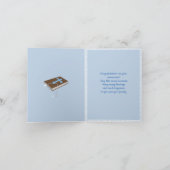 Erste Kommunion Brünett Boy Karte (Innenseite)