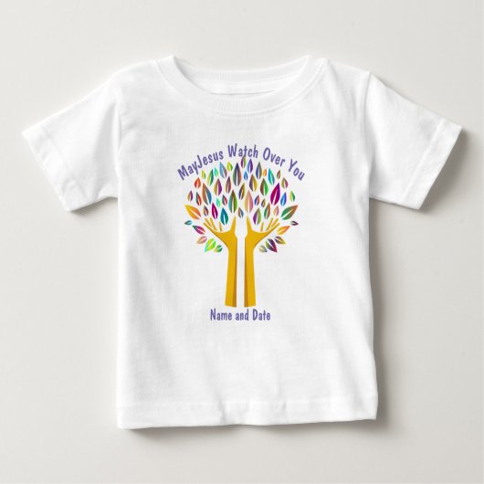 Erste Kommunion des Babys, Taufe, Kinderkind-FOTO Baby T-shirt (Vorderseite)