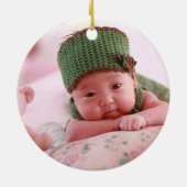 Erste Kommunion des Babys, Taufe, Kinderkind-FOTO Keramikornament (Hinten)