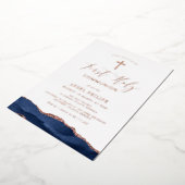 Erste Kommunion des Blue-Age-Skripts Folieneinladung (Gedreht)