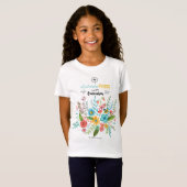 Erste Kommunion Floral Kids | T - SHIRT (Vorne ganz)