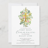 Erste Kommunion für gesegnete Anfänge Einladung (Vorderseite)
