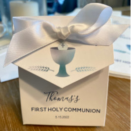 Erste Kommunion Gunst Box, 1. Heilige Kommune Geschenkschachtel