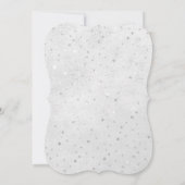 erste kommunion Imitate Gold und Imitat Glitzer De Einladung (Rückseite)