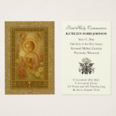 Erste Kommunion Jesus Angels Floral (Vorne & Hinten)