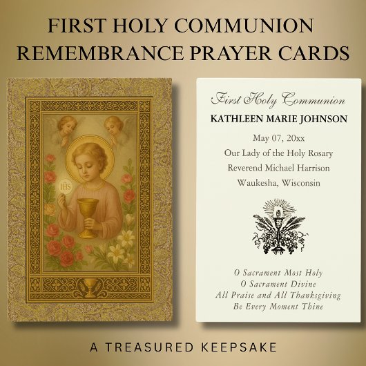 Erste Kommunion Jesus Angels Floral