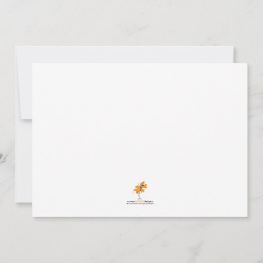 Erste Kommunion - Junge Einladung (Rückseite)