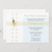 Erste Kommunion - Junge Einladung (Vorne/Hinten)