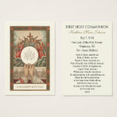 Erste Kommunion Katholische Erinnerung an die Heil (Vorne & Hinten)