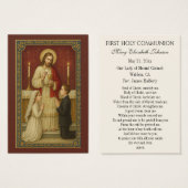 Erste Kommunion Katholische Erinnerung an die Heil (Vorne & Hinten)