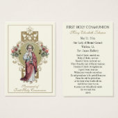 Erste Kommunion Katholische Erinnerung an die Heil (Vorne & Hinten)