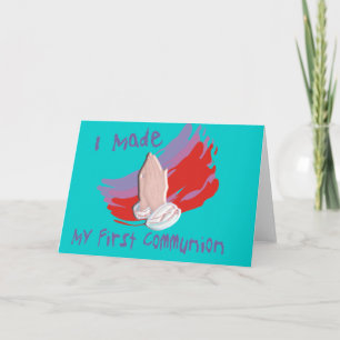 Erste kommunion Kids Shirts & Geschenke Karte