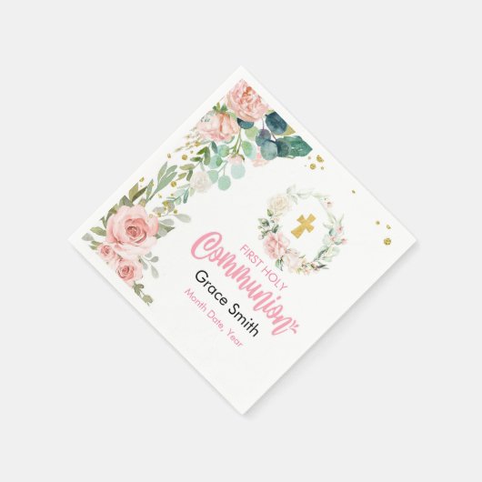Erste Kommunion Napkins Serviette (Ecke)