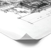 Erste Kommunion Personal Memorial (weiß) Poster (Ecke)