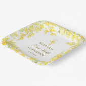 Erste Kommunion von Mimosa Pappteller (Gewinkelt)