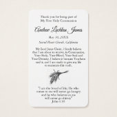 Erste Kommunionengebete | Erste Kommune (Rückseite)