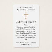 Erste Kommunionengebete | Junge Kommune 1 (Rückseite)