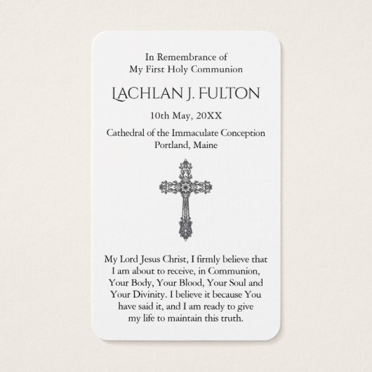 Erste Kommunionengebete | Junge & Mädchen 4 (Rückseite)