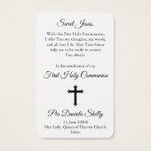 Erste Kommunionengebete | Mädchenkommunen 4 (Rückseite)