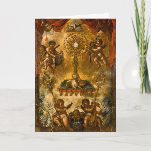 Erste kommunionische Anschuldigung der Eucharist-K Karte (Vorderseite)