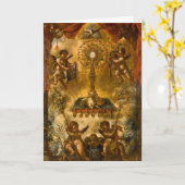 Erste kommunionische Anschuldigung der Eucharist-K Karte (Gelbe Blume)