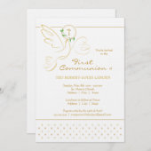 Erste Kommunions-Einladung Einladung (Vorne/Hinten)