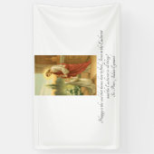 Erste Kommunions-Fahne: Heiliges Abendmahl in Banner (Vertikal)