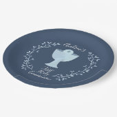 Erste Kommunions-kundenspezifische Papierplatte - Pappteller (Schrägansicht)