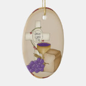 Erste Kommunions-religiöse Verzierung oder Keramik Ornament (Rechts)