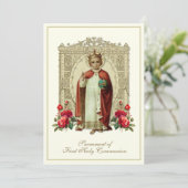 Erste kommunistische Rose Einladung (Stehend Vorderseite)