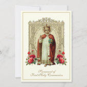 Erste kommunistische Rose Einladung (Vorderseite)