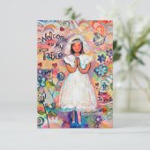 Erste Kommunizierbare Gebetskarte (Stehend Vorderseite)