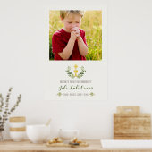 Erste Kommunizierungsanleitung Foto-Banner/Poster Poster (Küche)