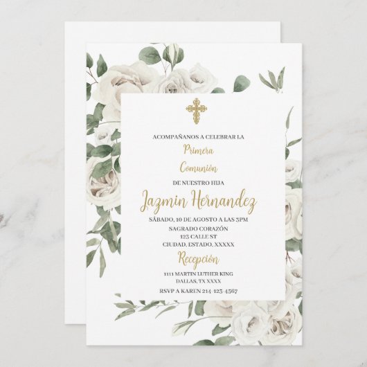 Erste Komödie Spanische Einladung (Vorne/Hinten)