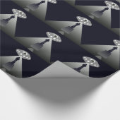 Erste Kontaktaufnahme / Entführung von Alien Geschenkpapier (Ecke)