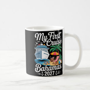 Erste Kreuzfahrt Bahamas 2027 Urlaubsreise passend Kaffeetasse