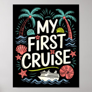 erste Kreuzfahrt Familienurlaub Schiff Reise 2025 Poster