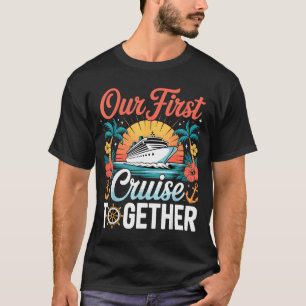 Erste Kreuzfahrt Zusammen Passendes Paar Ehemann E T-Shirt