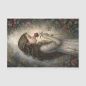 Erste Kuss-Dekoupage der Rose Seidenpapier (Vorderseite)