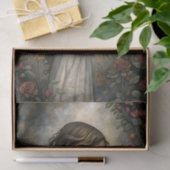 Erste Kuss-Dekoupage der Rose Seidenpapier (Geschenk)