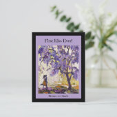 Erste Kuss je! Postkarte (Stehend Vorderseite)