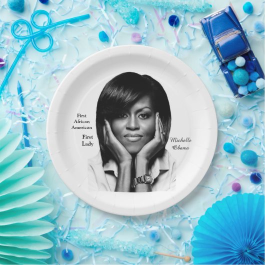 ERSTE LADY MICHELLE OBAMA PAPPTELLER (Party)