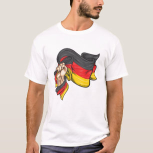Erste Landesflagge des T - Shirt Deutschland