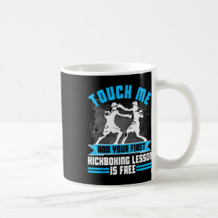 Erste Lektion Kickboxen T-Shirt Mma Geschenk Für M Kaffeetasse