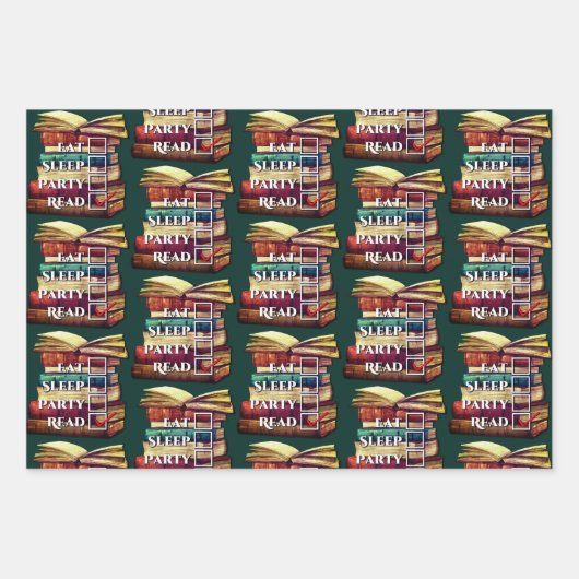 Erste Lesung Geschenkpapier Set (Vorderseite 3)