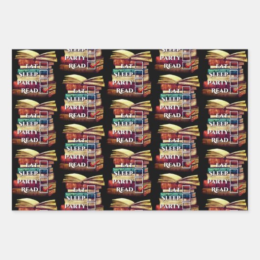 Erste Lesung Geschenkpapier Set (Vorderseite)