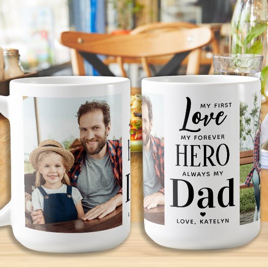 Erste Liebe Forever Hero Personalisiert 2 Foto Vat Kaffeetasse