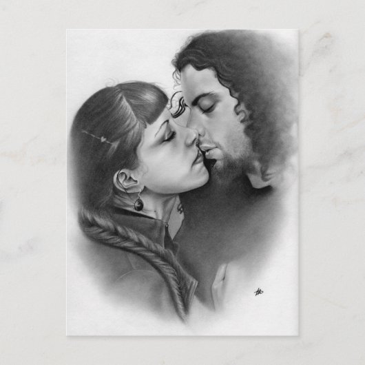Erste Liebe Postkarte (Vorderseite)