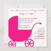 ERSTE LIEBE-Rosa Einladung (Rückseite)